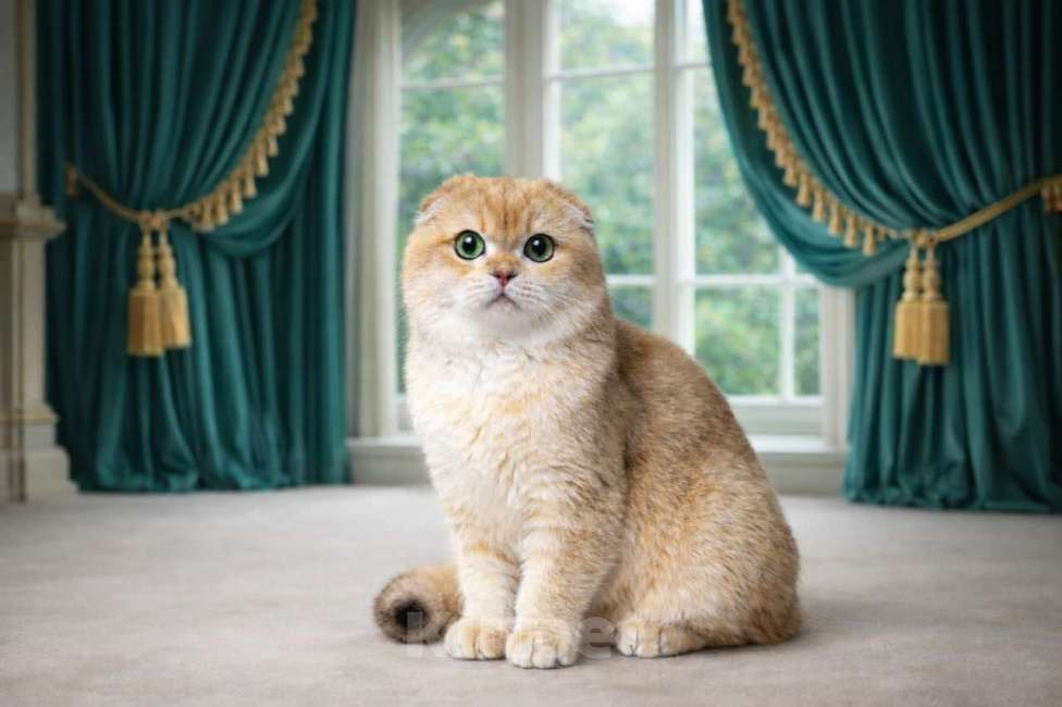 Кошки в Москве: Шотландские котята золотая шиншилла Мальчик, 35 000 руб. - фото 8