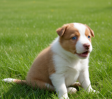 Бордер колли девочка- Огонь