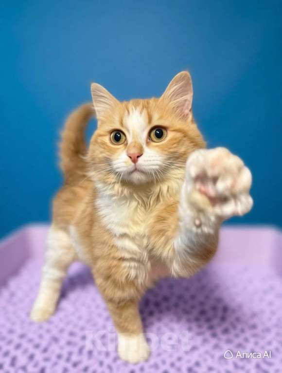 Кошки в Санкт-Петербурге: Фенотип сибирской кошки. Котёнок девочка. Привита, кастрирована, здорова. 5 мес. Девочка, Бесплатно - фото 2