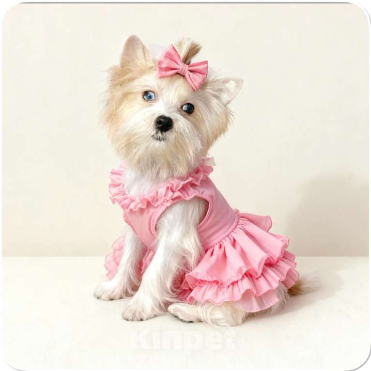 Собаки в Москве: Йоркширский терьер белый девочка голубоглазая Девочка, 120 000 руб. - фото 6