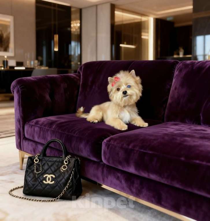 Собаки в Москве: Мини йорк девочка голубоглазая рыжая Девочка, 95 000 руб. - фото 4