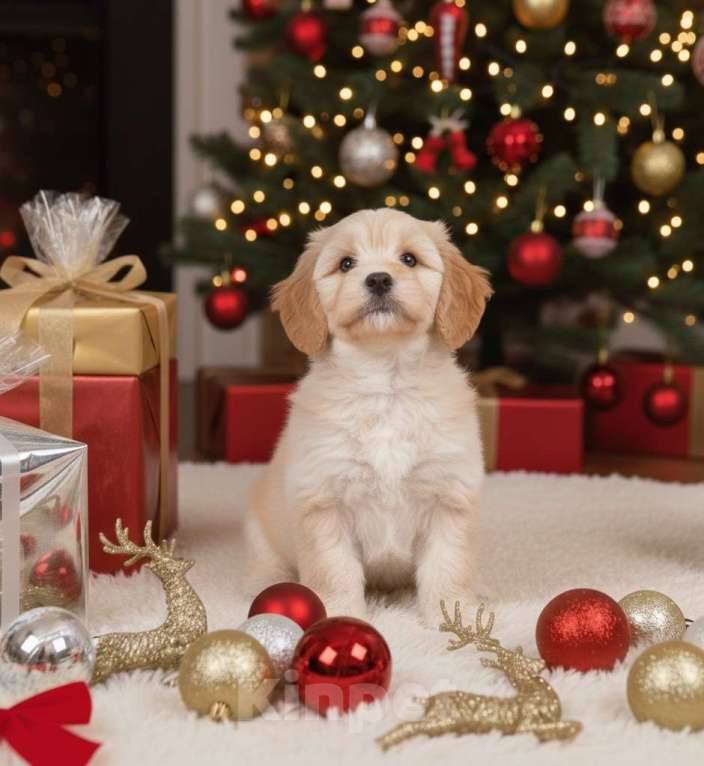 Собаки в Москве:  Элитный кавапу мини | кремовый мальчик 5 месяцев | голубой сегмент глаза Мальчик, 90 000 руб. - фото 4